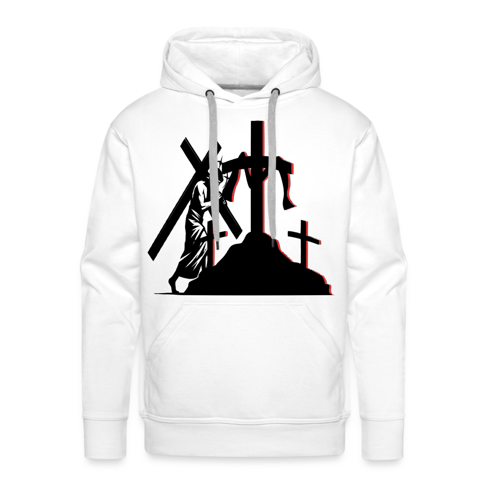 "THE CROSS" Hoodie - white