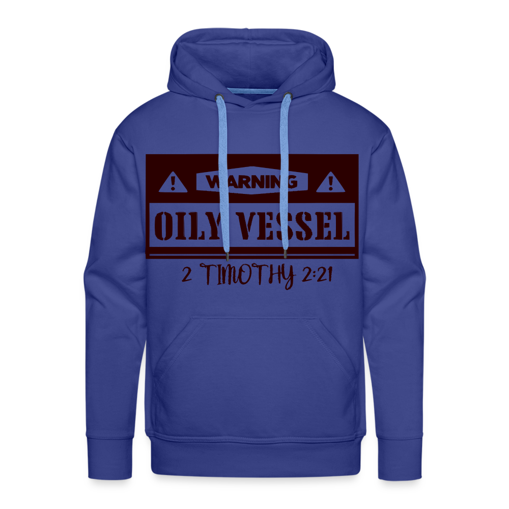 "OILY VESSEL" Hoodie - royal blue