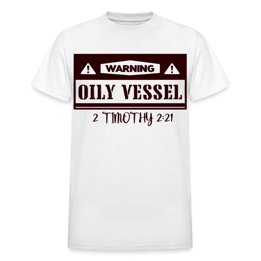 "OILY VESSEL" T-Shirt - white