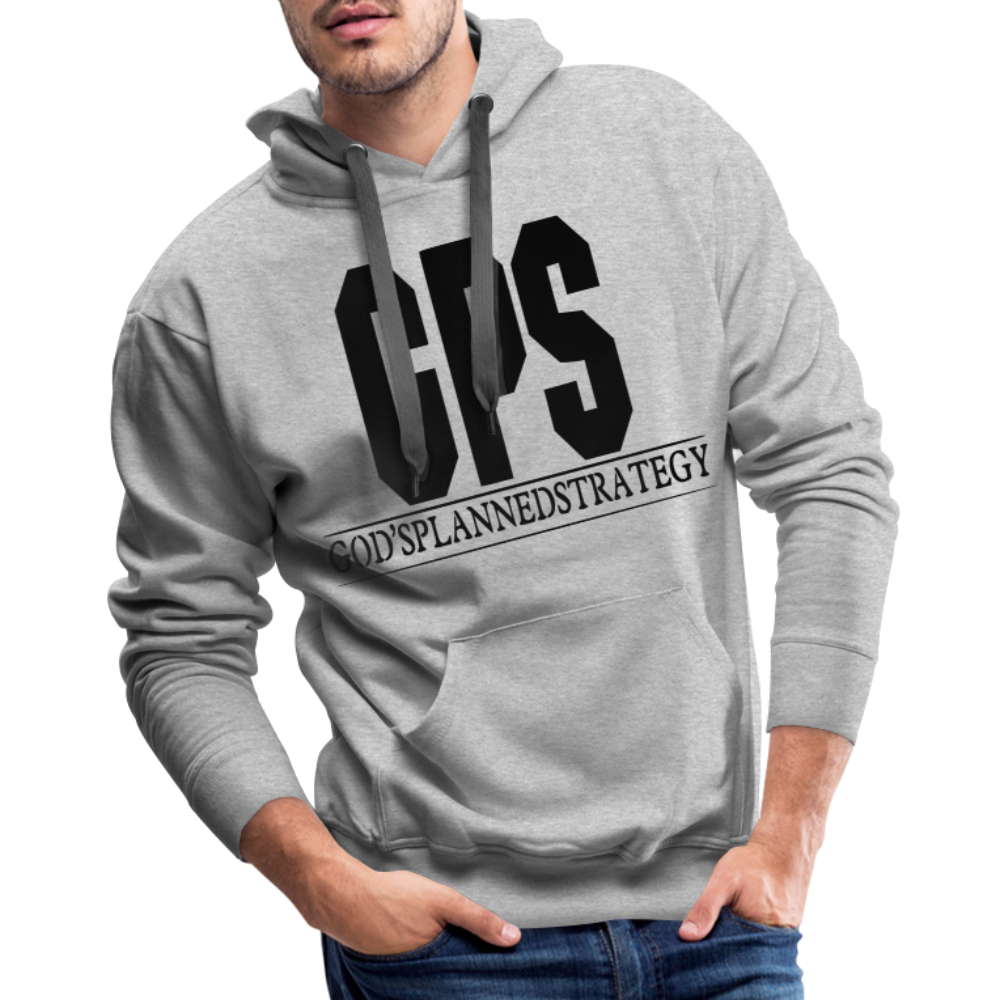 "GPS" Hoodie - heather grey