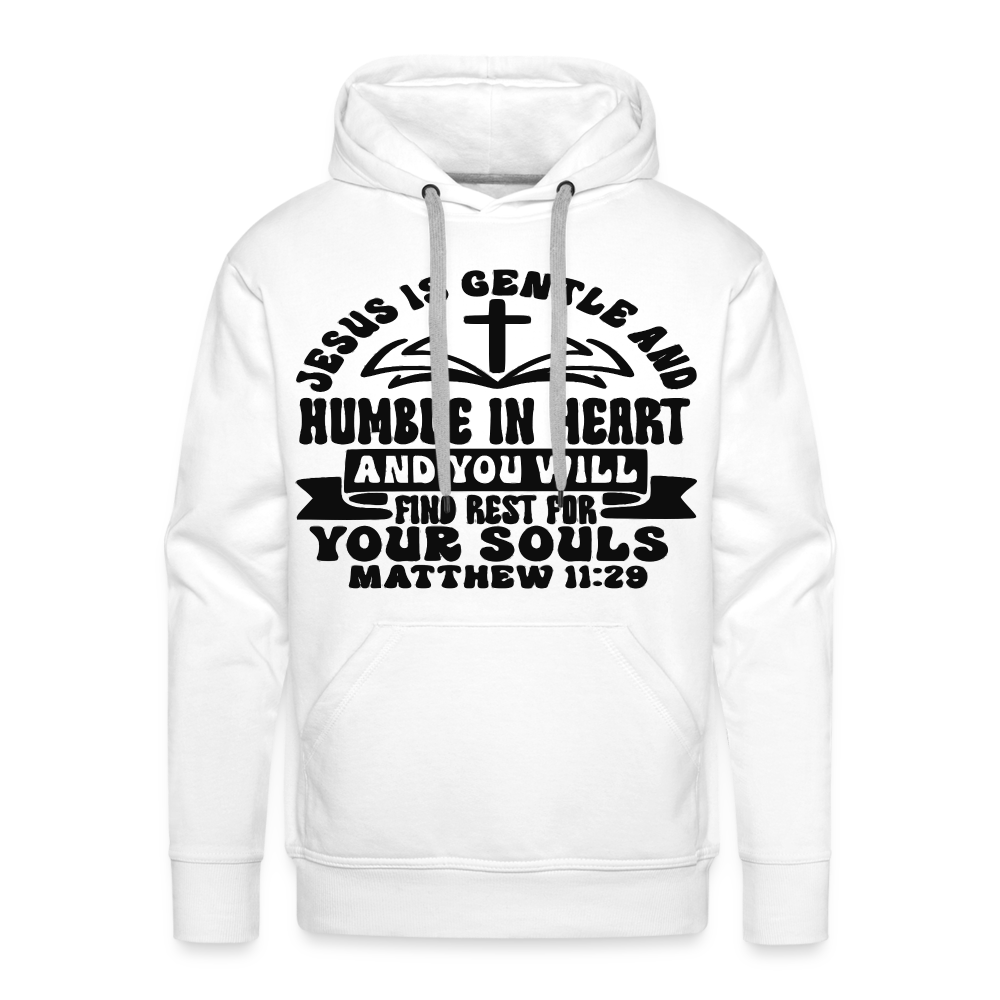 "Jesus Is Gentle" Hoodie - white