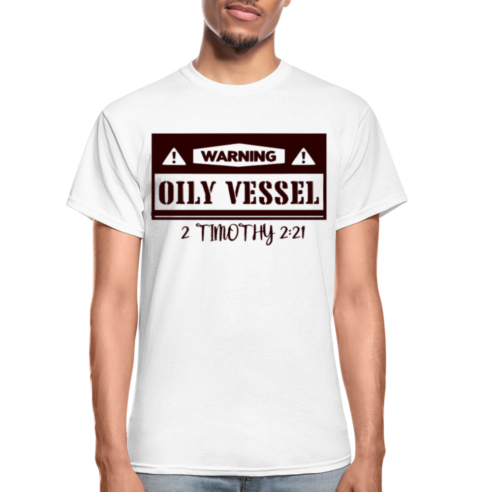 "OILY VESSEL" T-Shirt - white