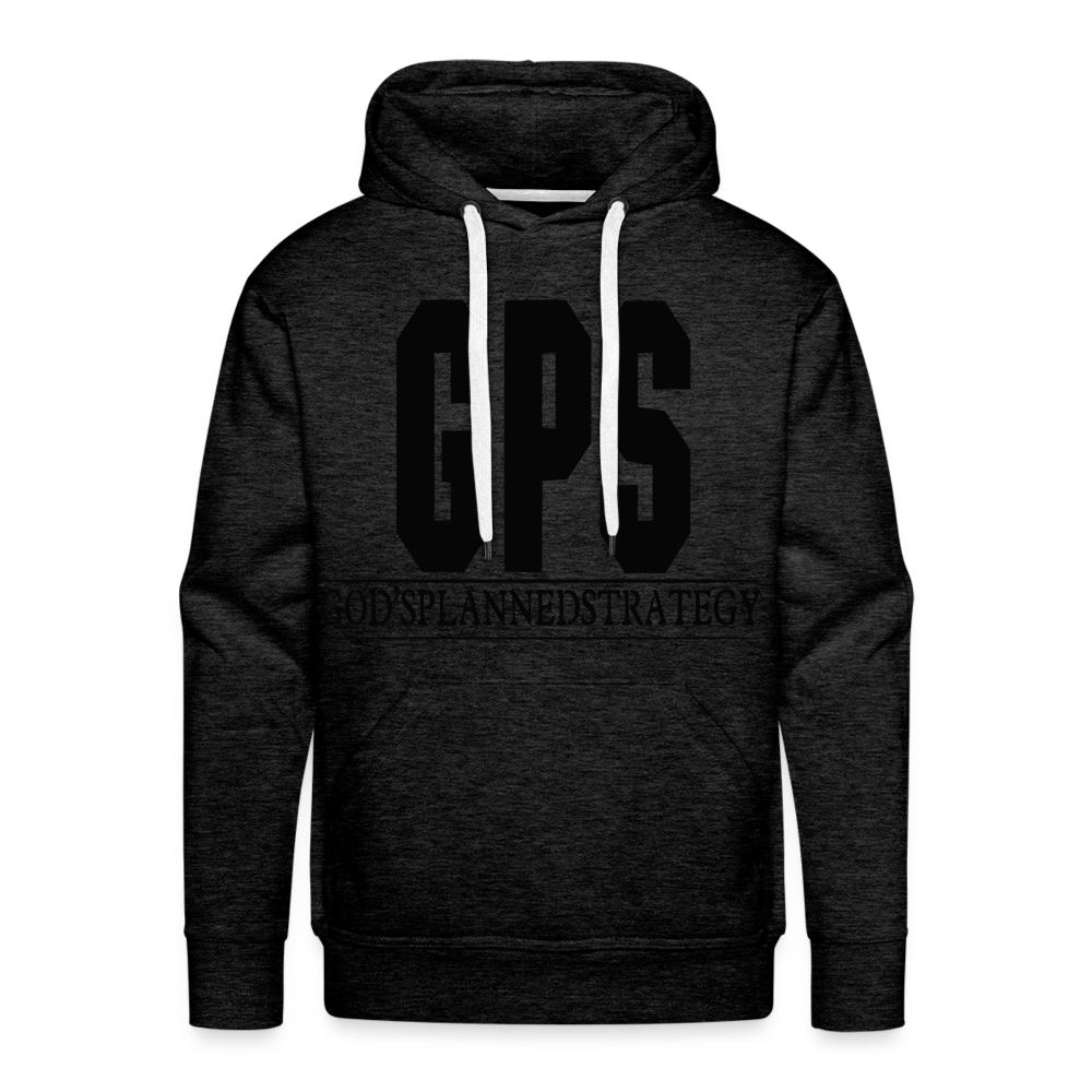 "GPS" Hoodie - charcoal grey