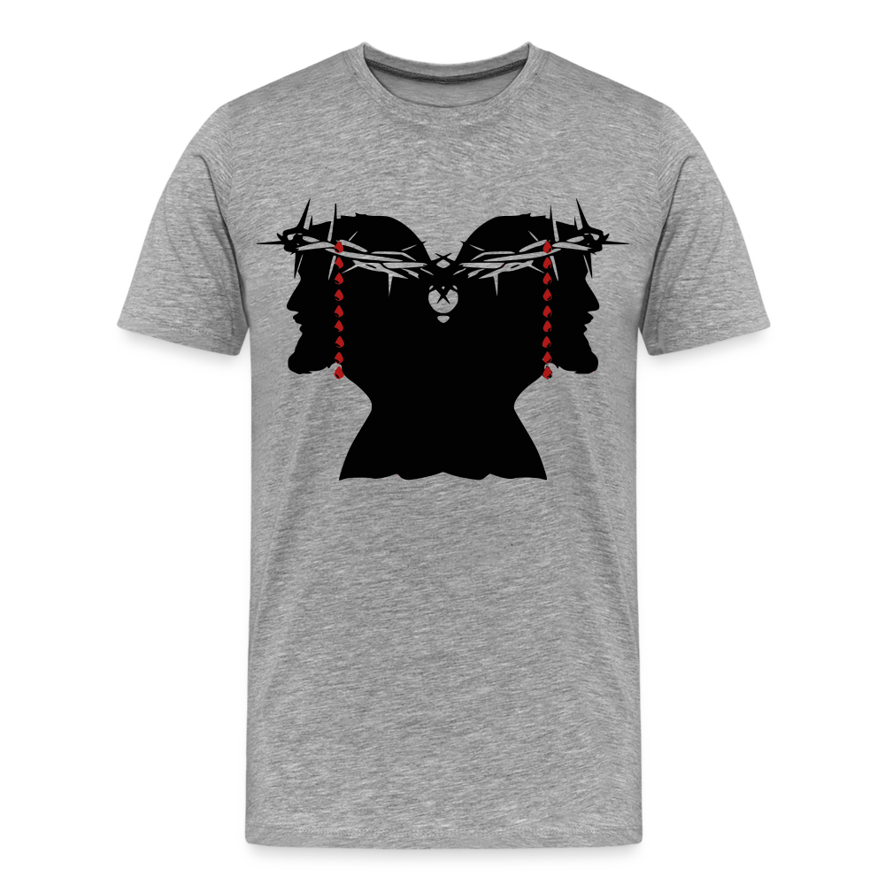 "JESUS" T-Shirt - heather gray