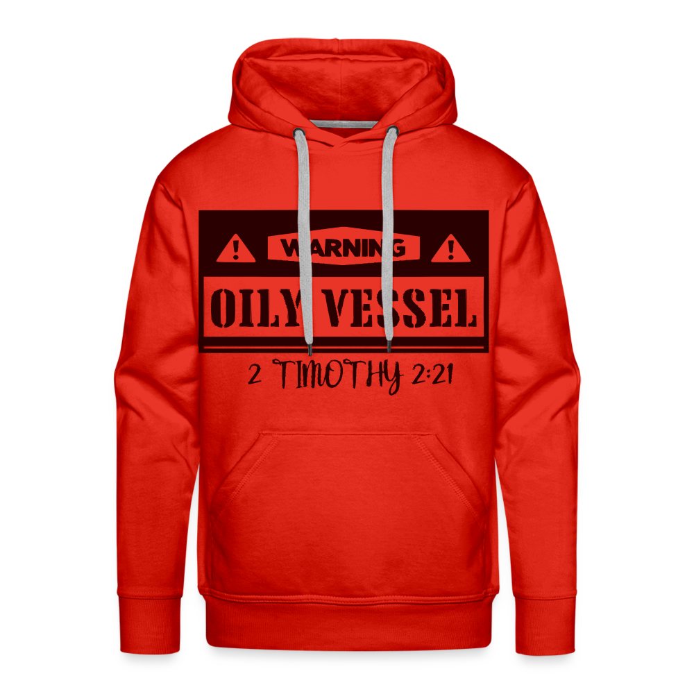 "OILY VESSEL" Hoodie - red