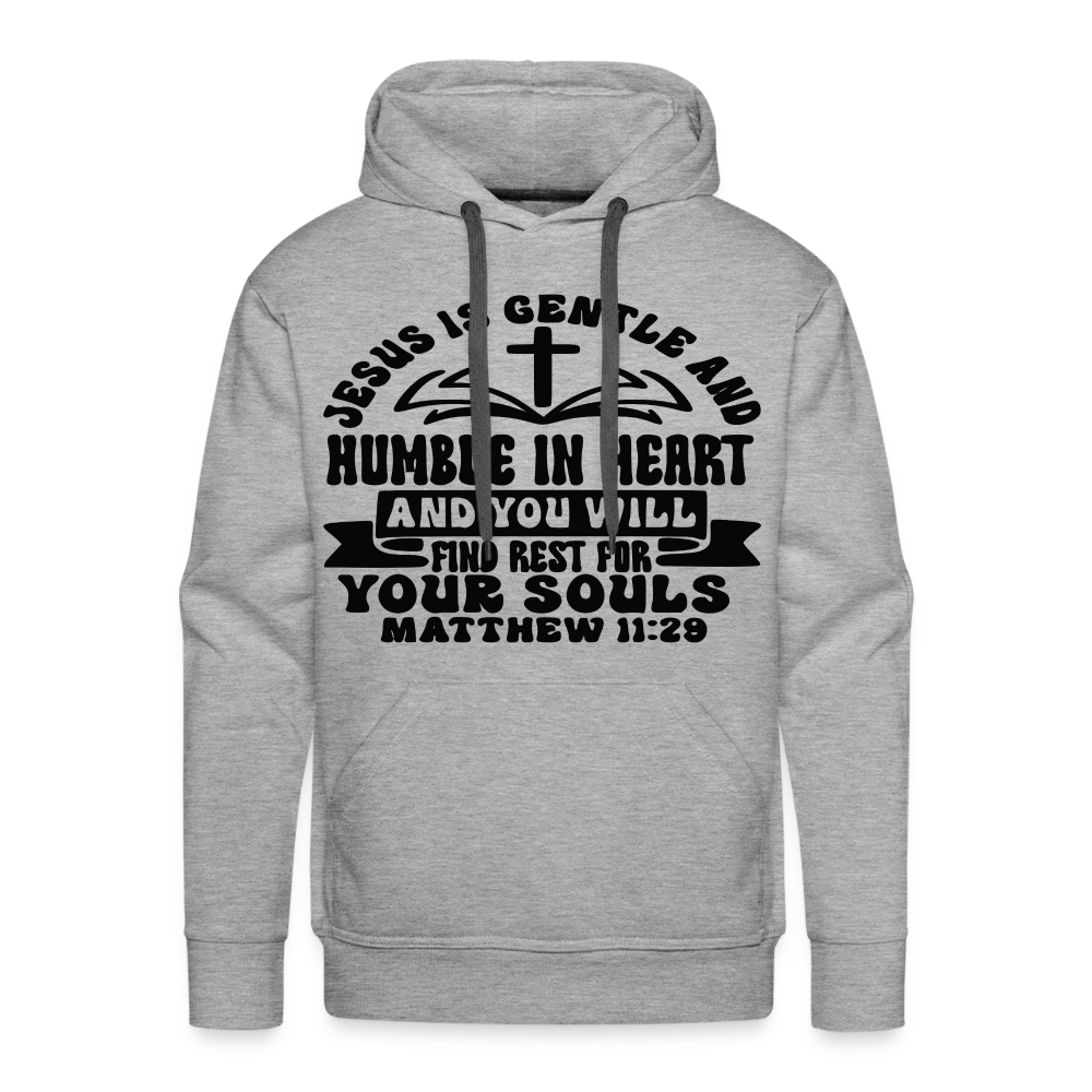 "Jesus Is Gentle" Hoodie - heather grey