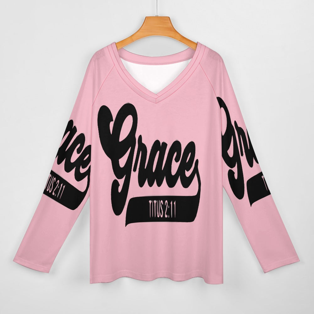 Women's "Grace" Long sleeve loose tee