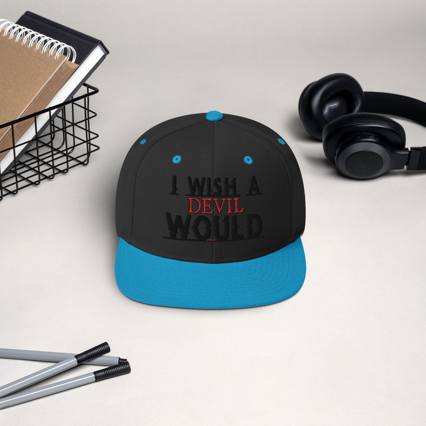 "I Wish A Devil Would" Snapback Hat