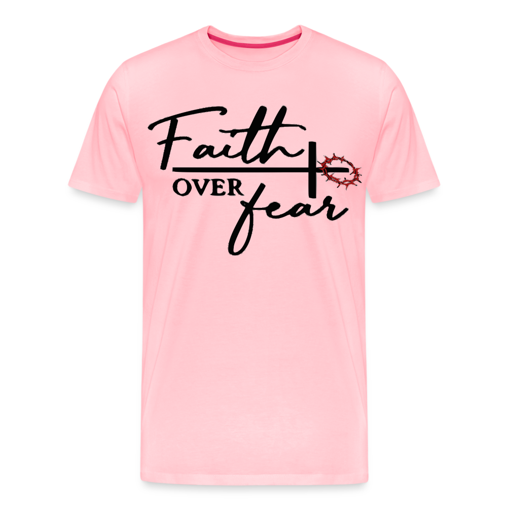 "Faith Over Fear" T-Shirt - pink