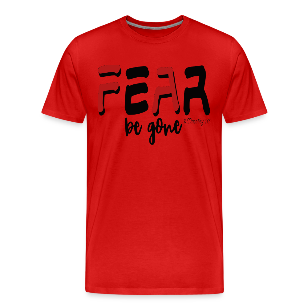 "Fear Be Gone" T-Shirt - red