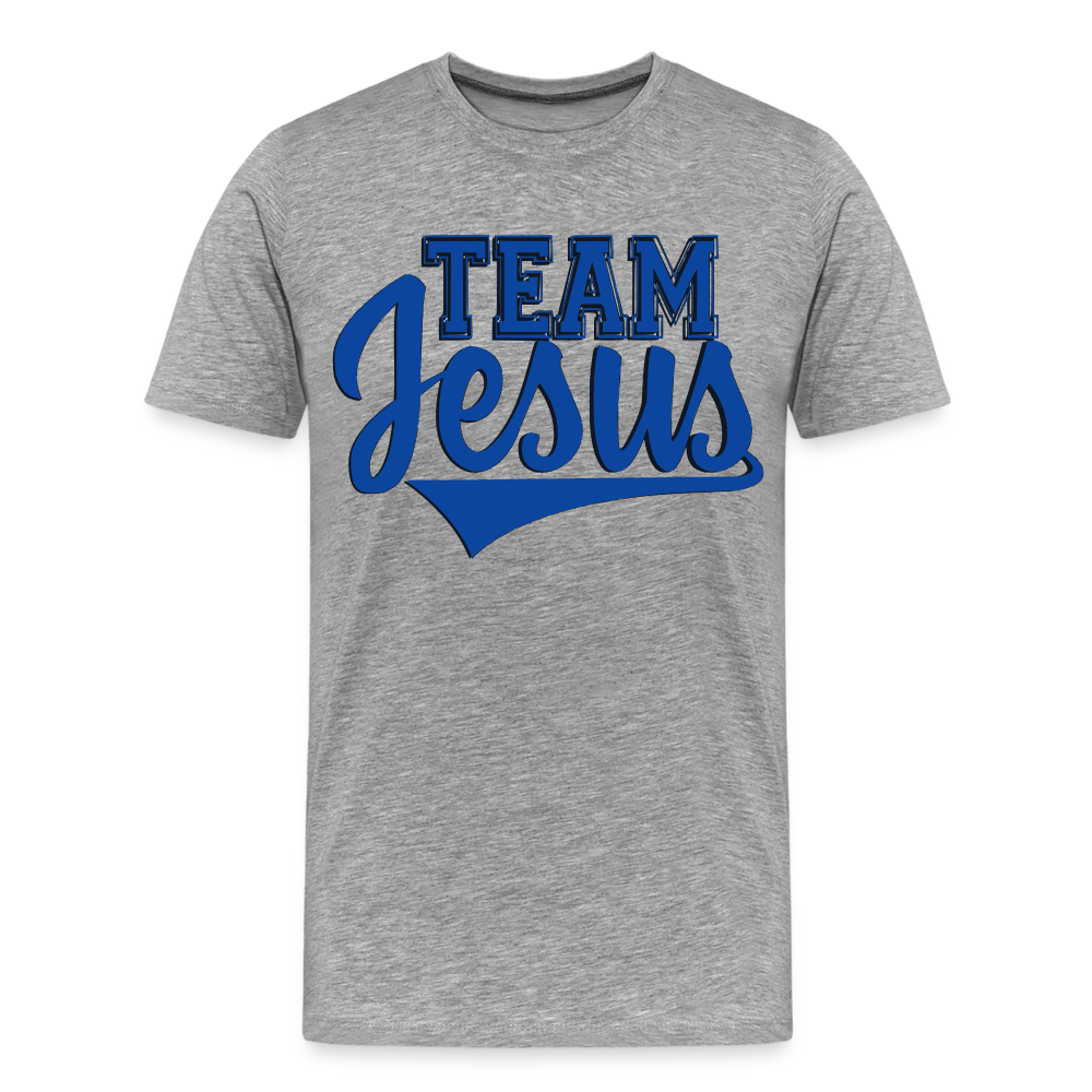 "Team Jesus" T-Shirt - heather gray