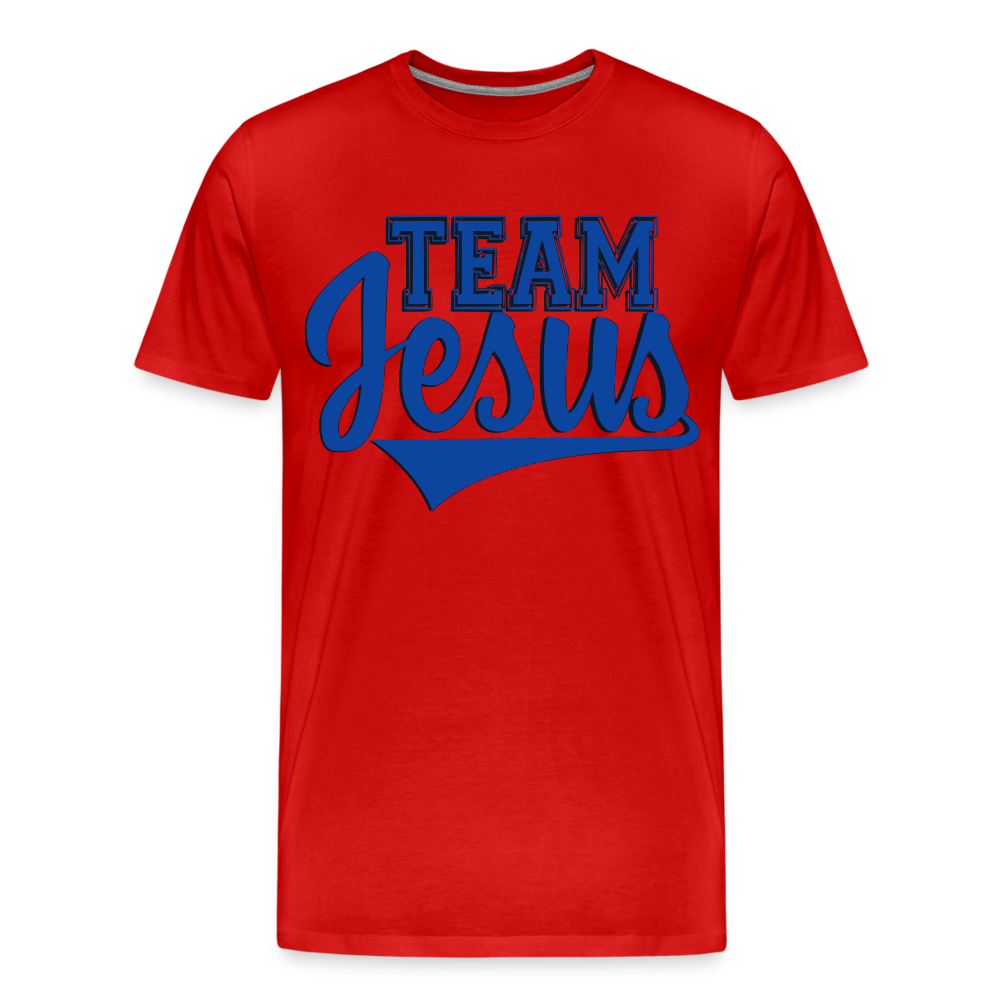 "Team Jesus" T-Shirt - red