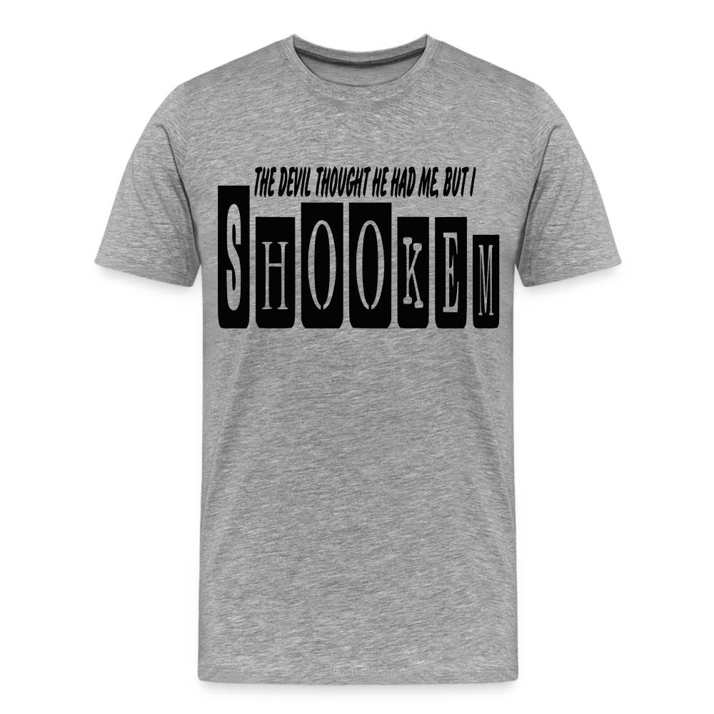 "Shookem" T-Shirt - heather gray