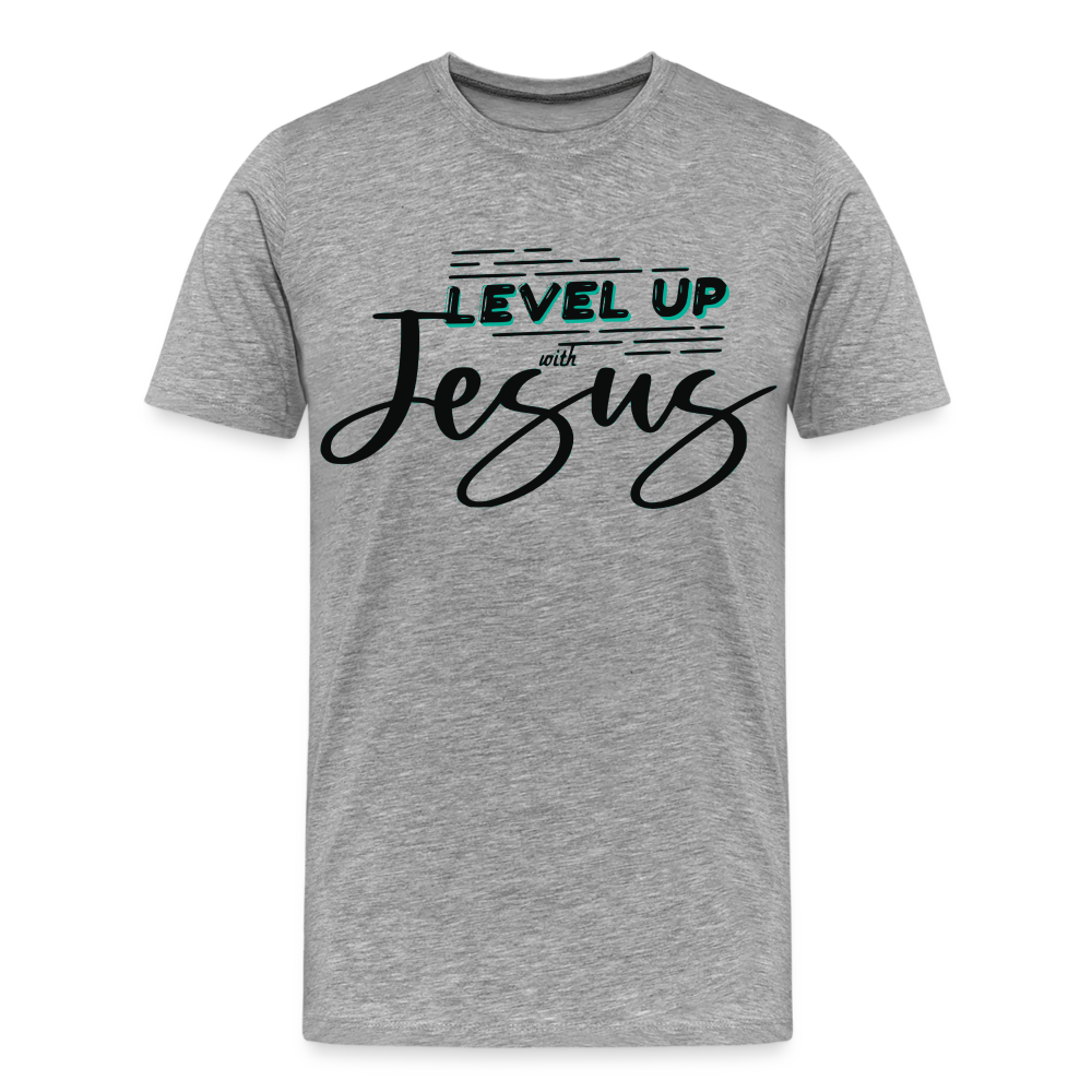 "Level Up" T-Shirt - heather gray