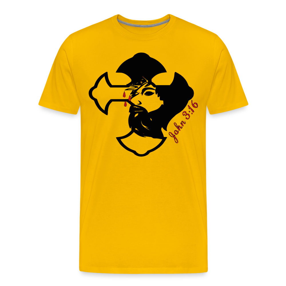 "John 3:16" T-Shirt - sun yellow