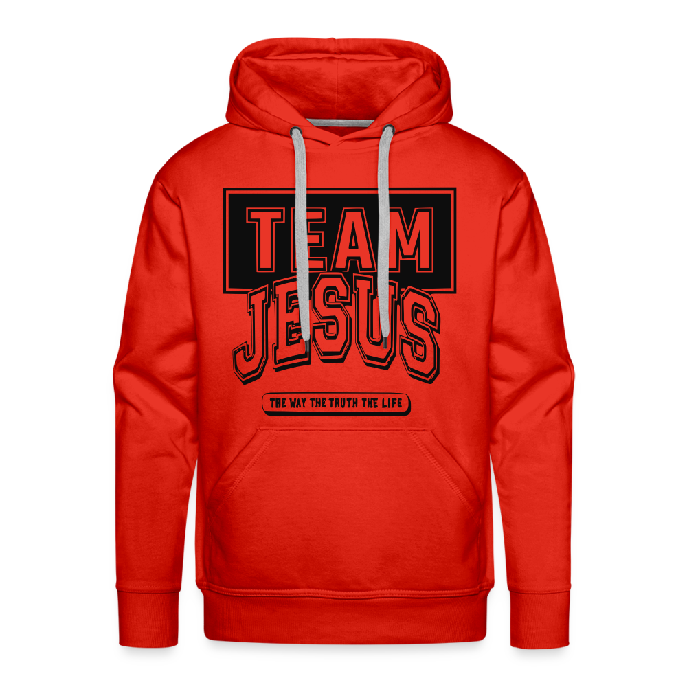 "Team Jesus" Hoodie - red