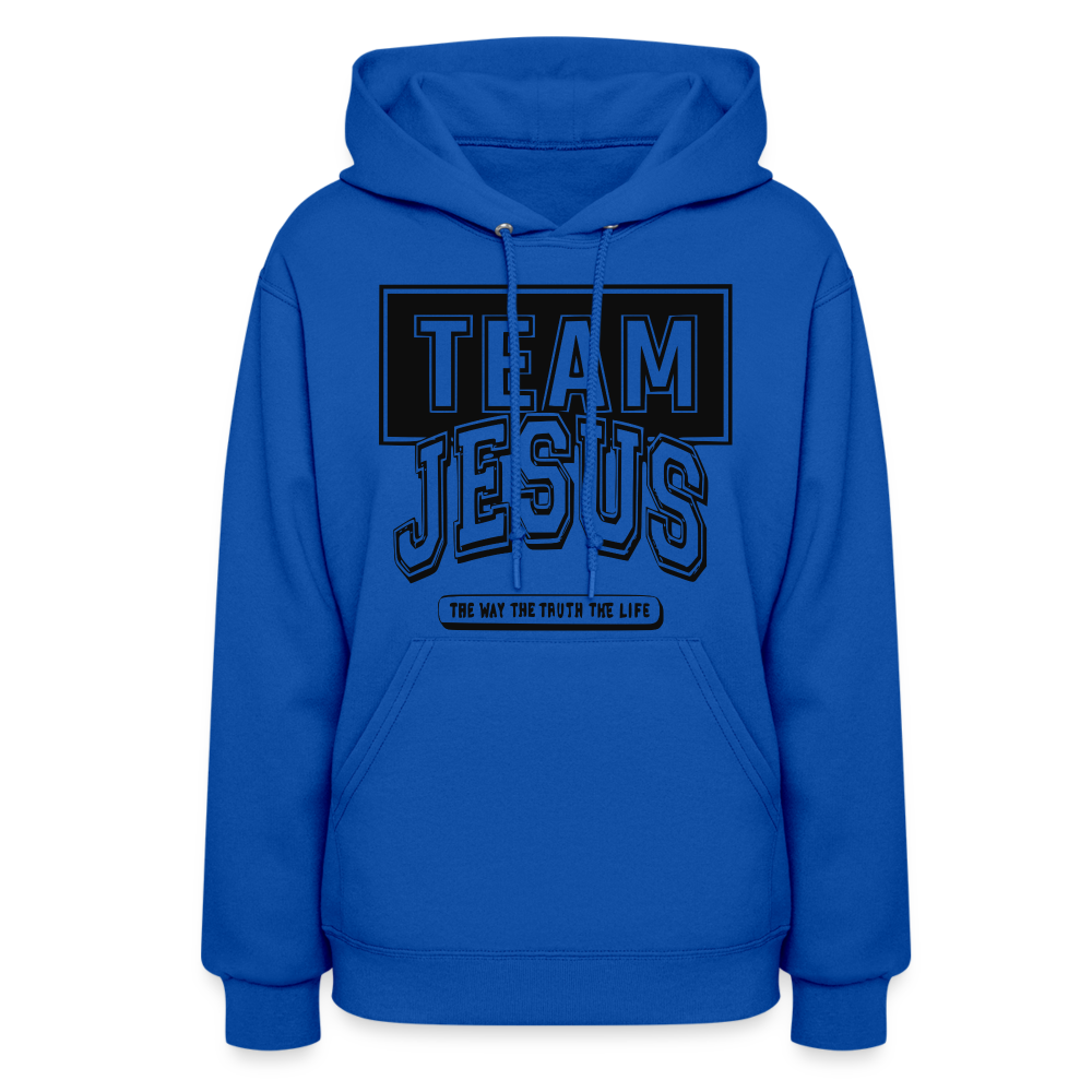 Women's "Team Jesus" Hoodie - royal blue