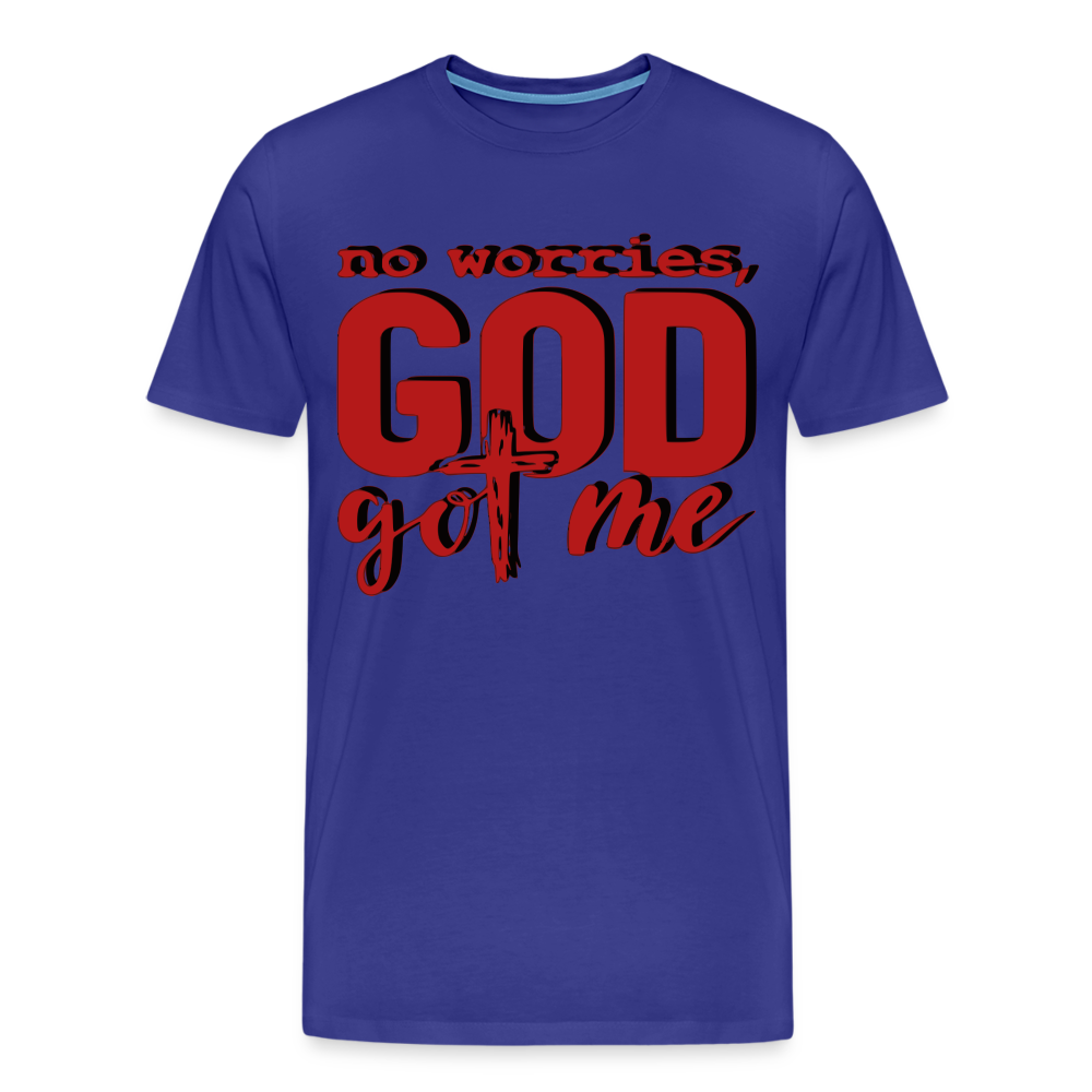 Men's "NO WORRIES" T-Shirt - royal blue