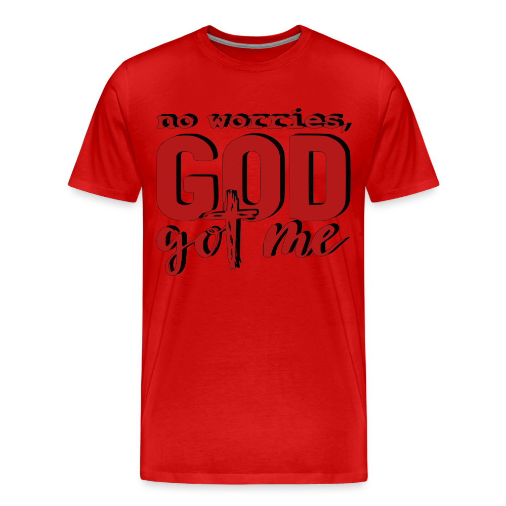 Men's "NO WORRIES" T-Shirt - red