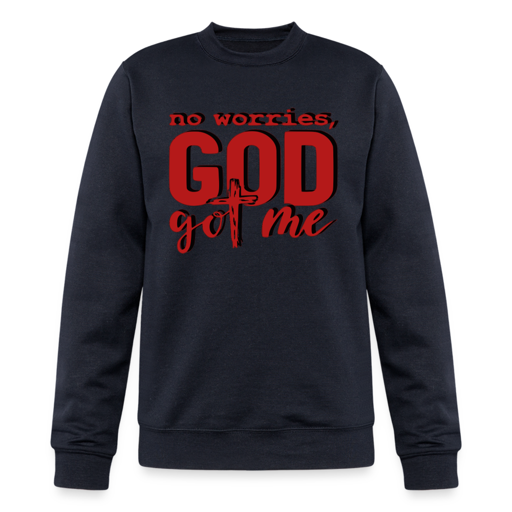 "NO WORRIES" Sweatshirt - navy