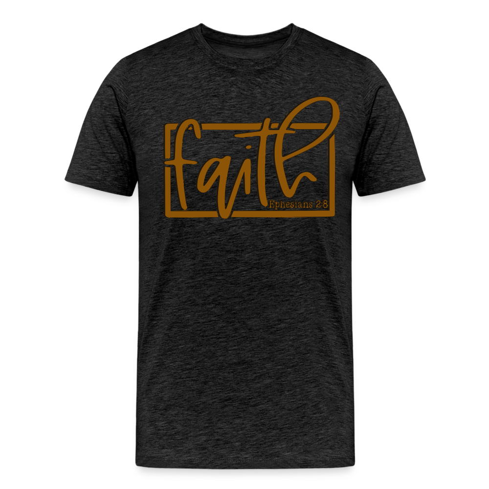 "FAITH" T-Shirt - charcoal grey