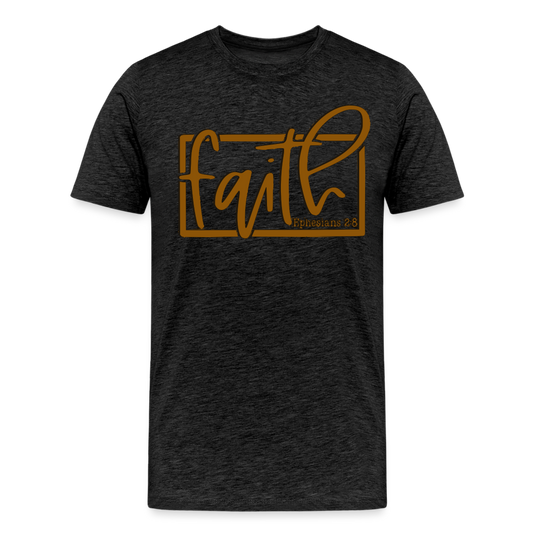 "FAITH" T-Shirt - charcoal grey