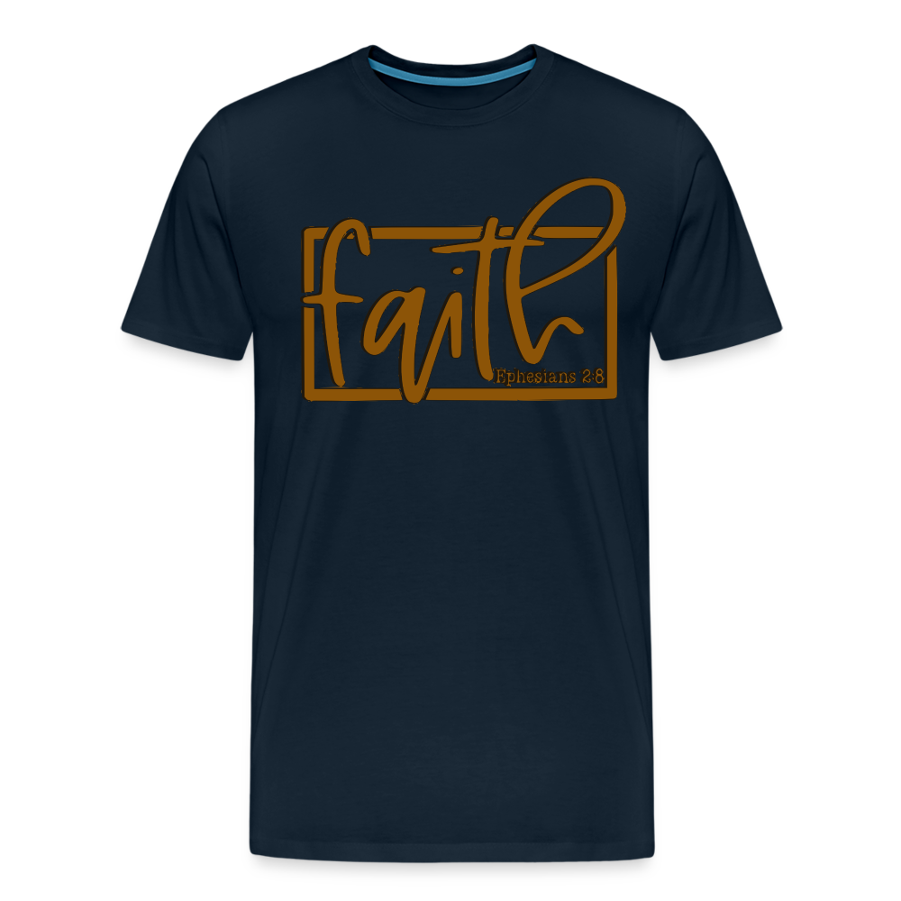 "FAITH" T-Shirt - deep navy