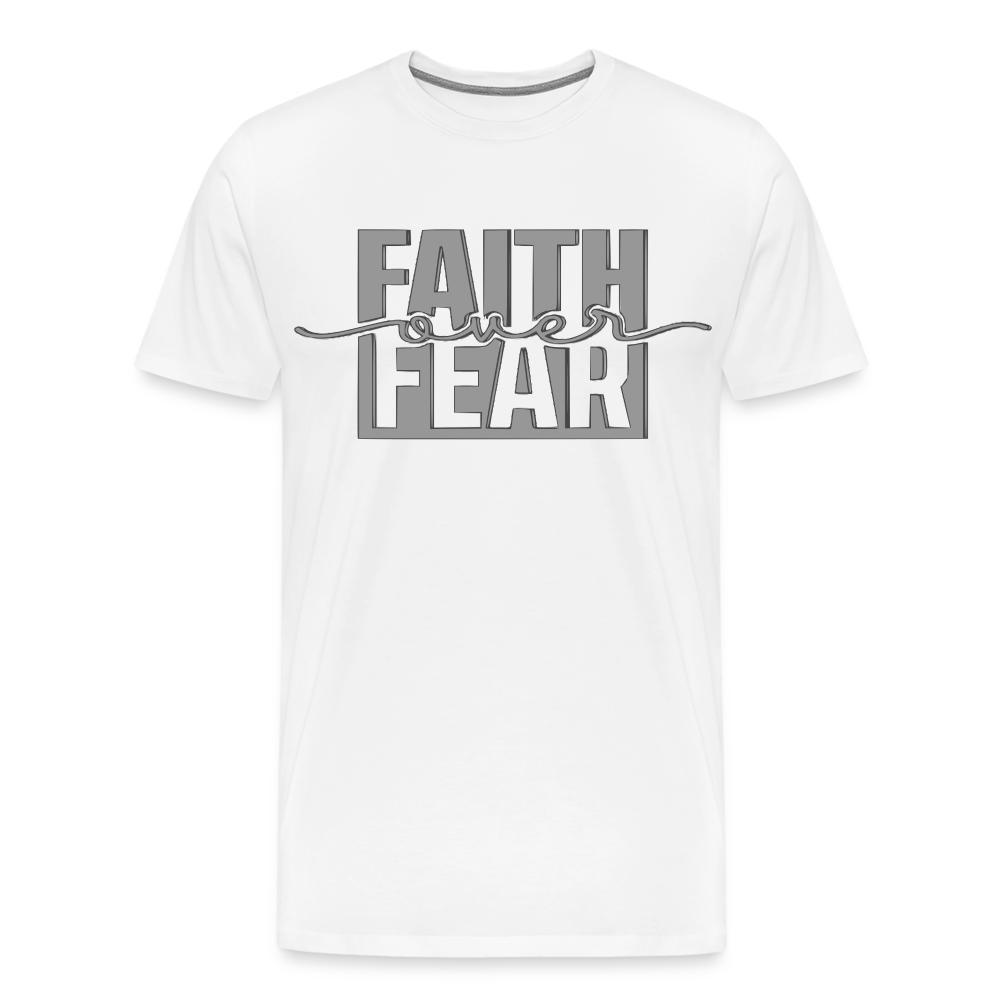 "FAITH OVER FEAR T-Shirt - white