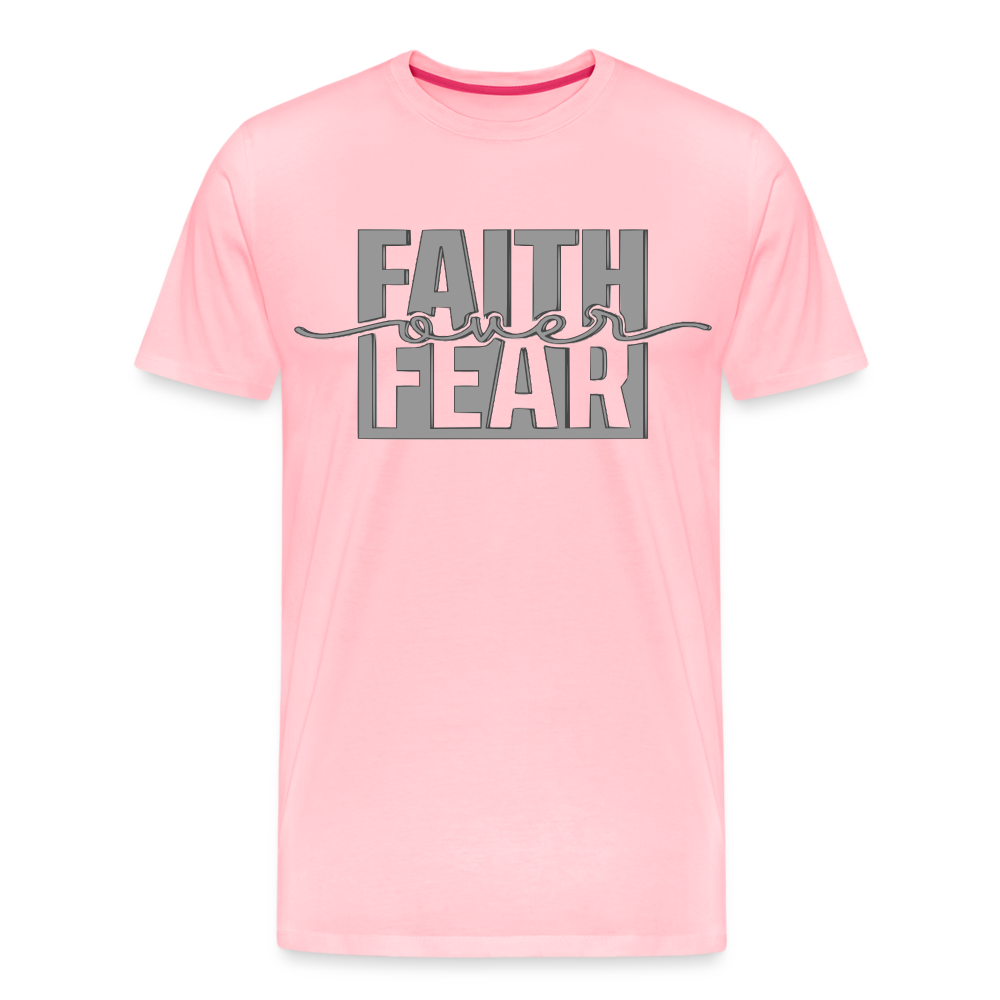 "FAITH OVER FEAR T-Shirt - pink