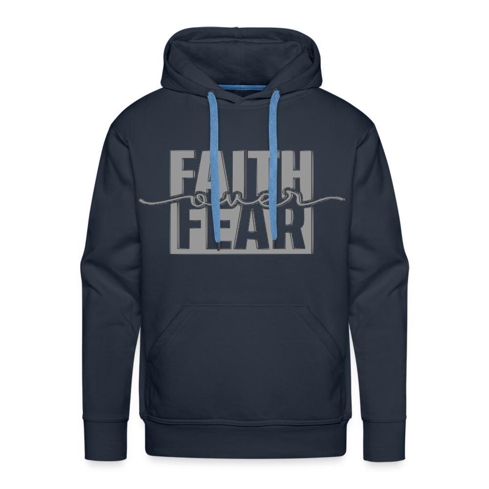 "FAITH OVER FEAR" Hoodie - navy