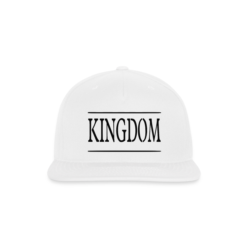 Snapback "KINGDOM" Cap - white