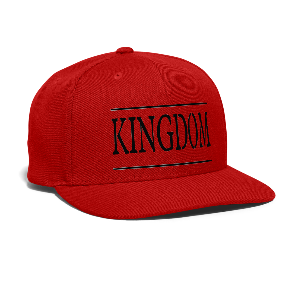 Snapback "KINGDOM" Cap - red