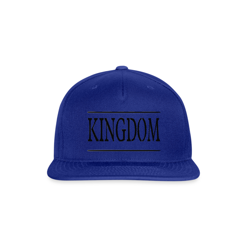 Snapback "KINGDOM" Cap - royal blue