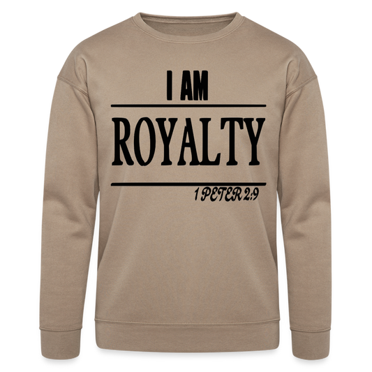 "I AM ROYALTY" Unisex Sweatshirt - tan