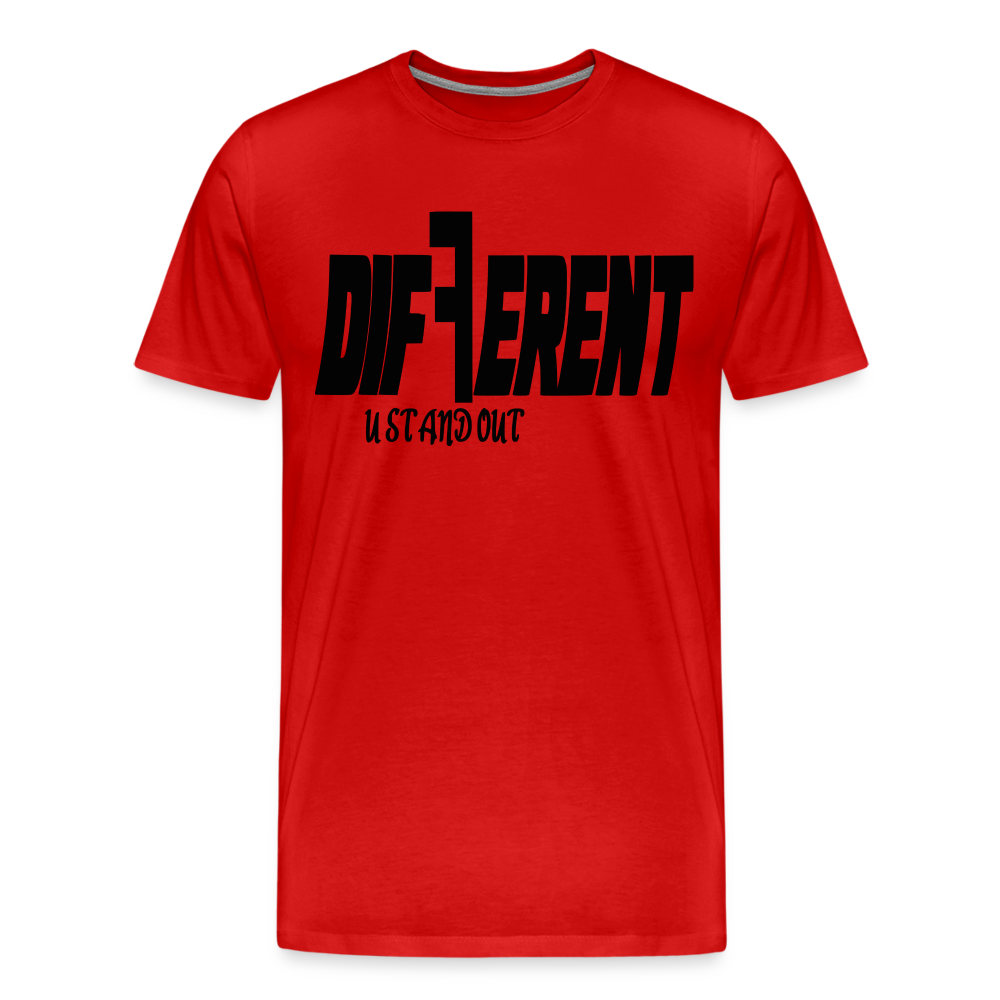 Men's "DIFFERENT" T-Shirt - red