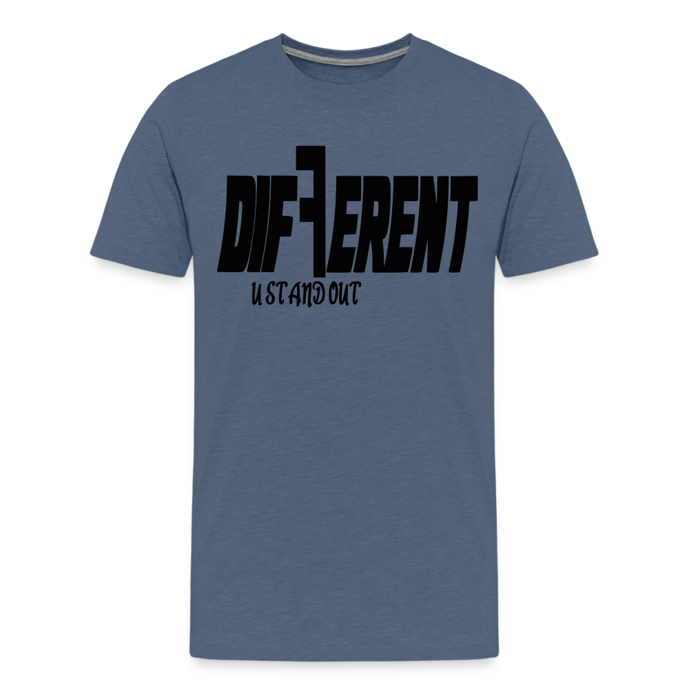 Men's "DIFFERENT" T-Shirt - heather blue