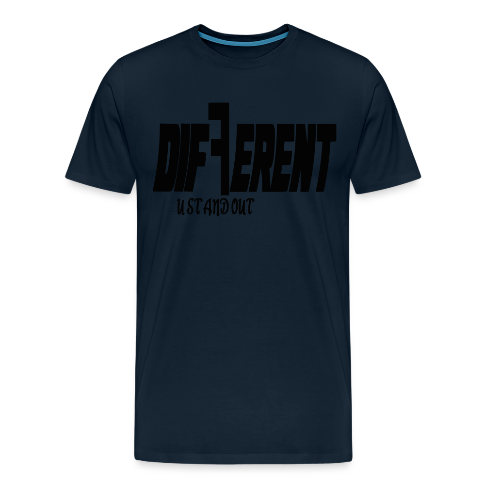 Men's "DIFFERENT" T-Shirt - deep navy