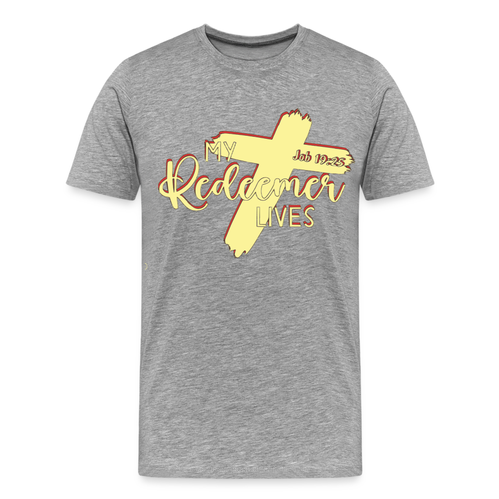 "My Redeemer Lives" T-Shirt - heather gray
