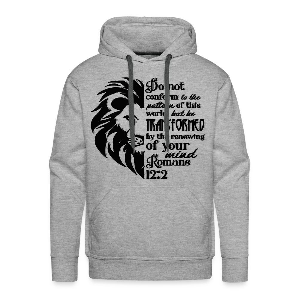 Men’s "Lion" Hoodie - heather grey