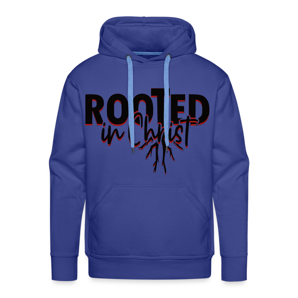 "Rooted In Christ" Hoodie - royal blue