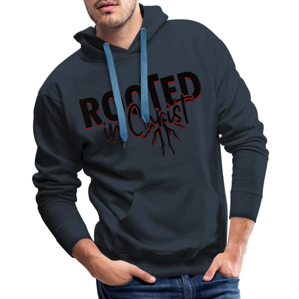 "Rooted In Christ" Hoodie - navy