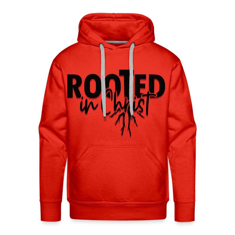"Rooted In Christ" Hoodie - red