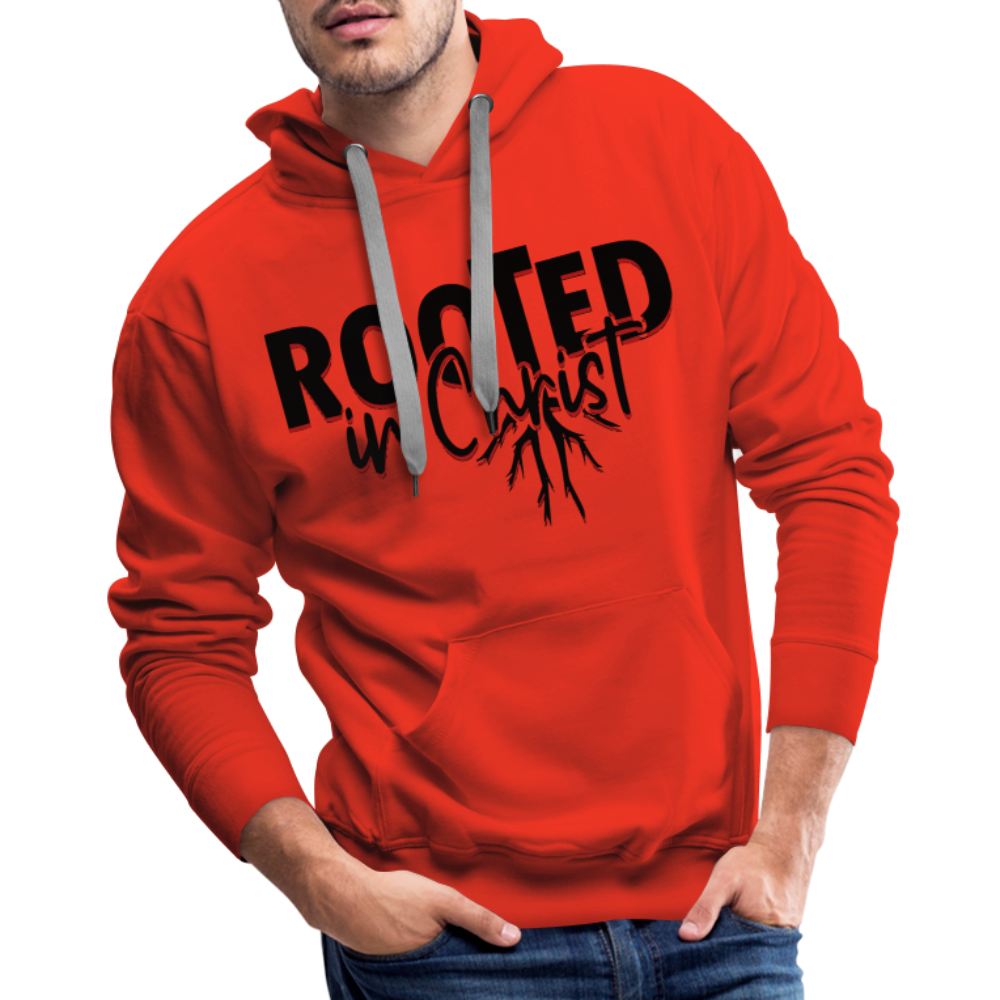 "Rooted In Christ" Hoodie - red