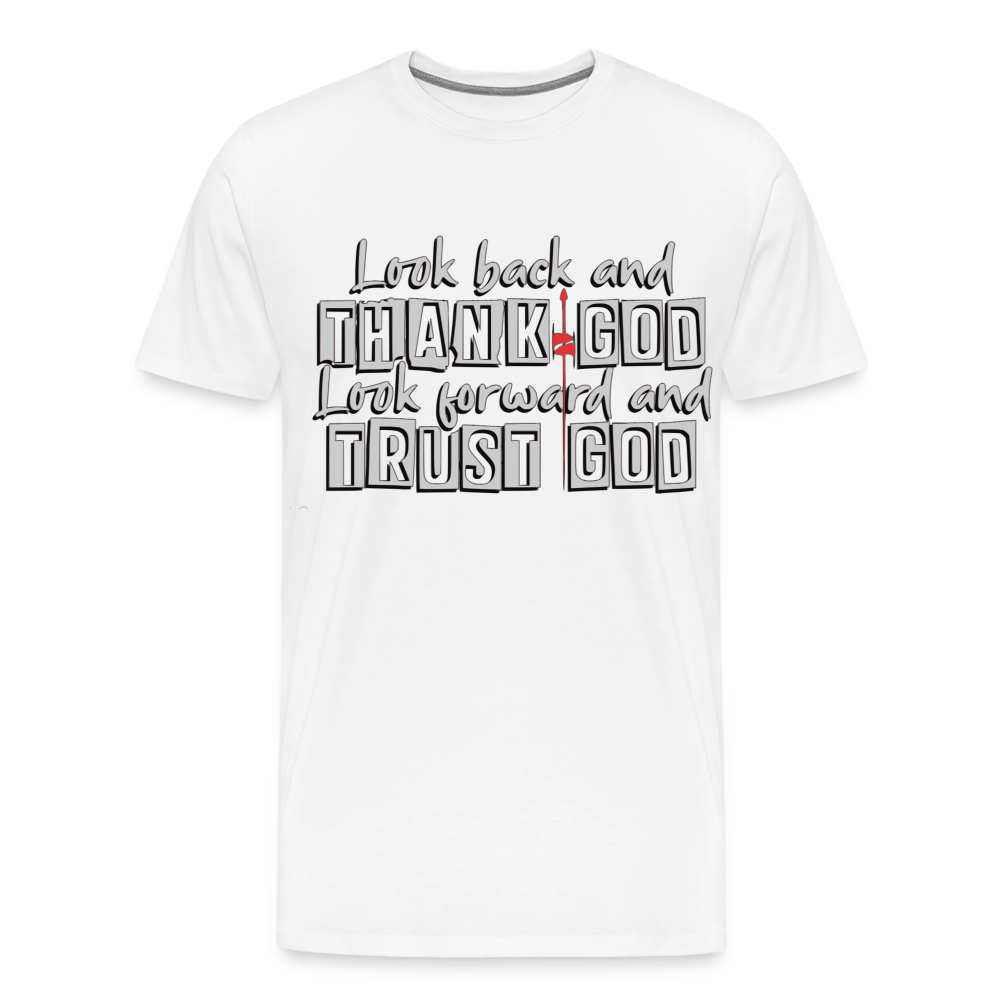 "Trust God"  T-Shirt - white