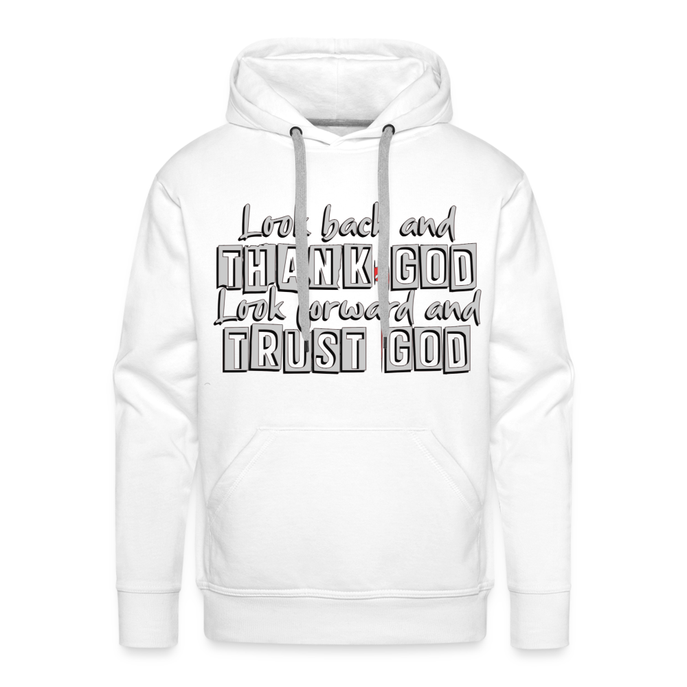 "Trust God" Hoodie - white