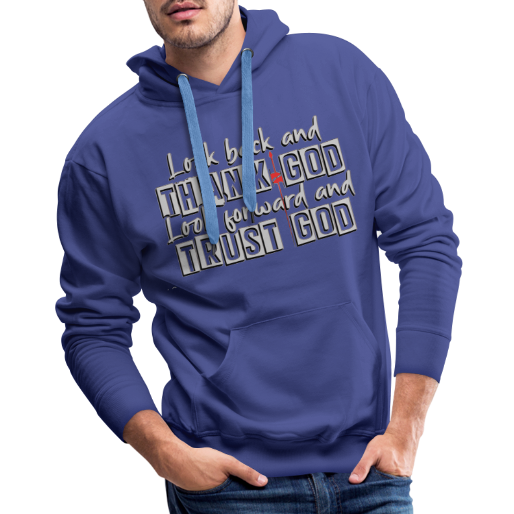 "Trust God" Hoodie - royal blue