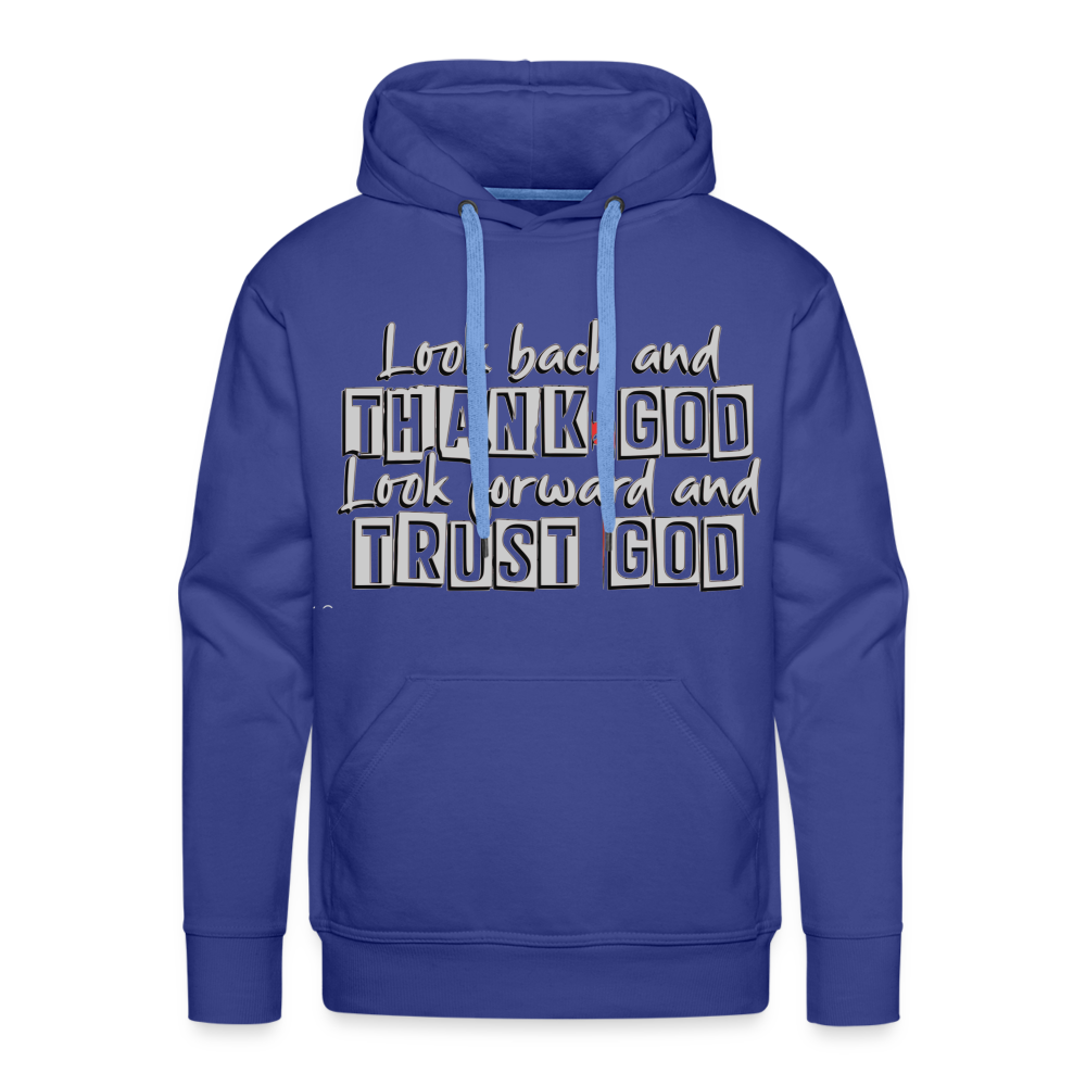 "Trust God" Hoodie - royal blue