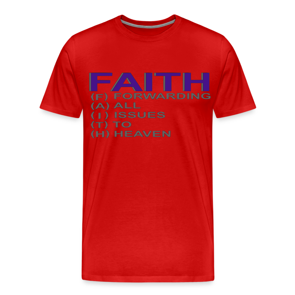 "Faith" T-Shirt - red