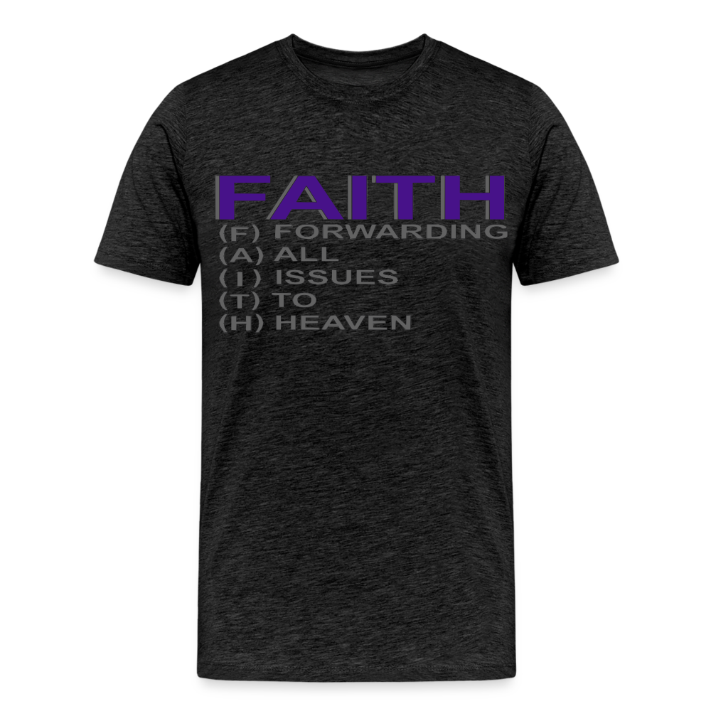 "Faith" T-Shirt - charcoal grey