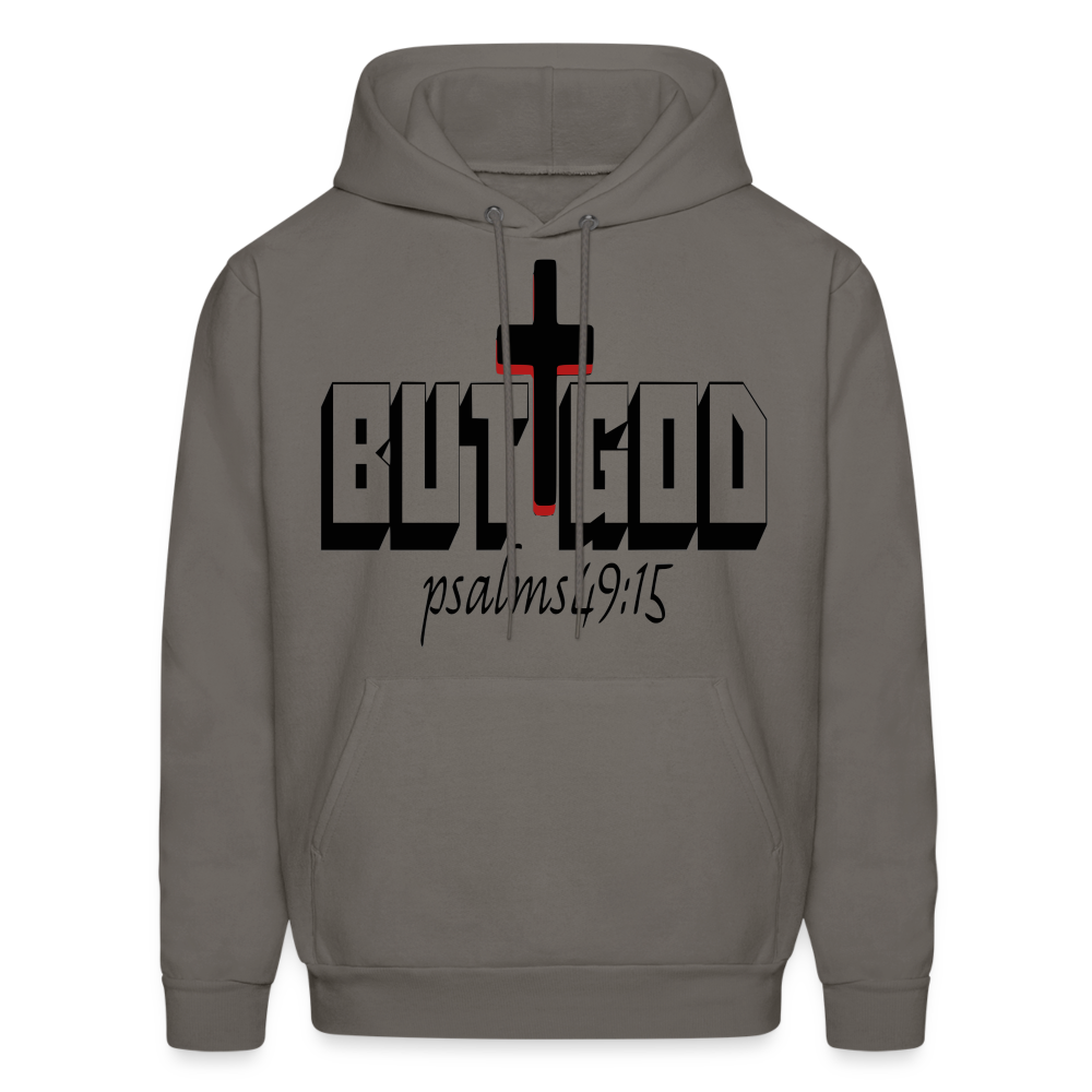 "But God" Hoodie - asphalt gray